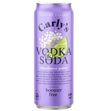  Carly's Elderflower Power vodka & soda RTD DRS (0,25L / 4,9%) vodka