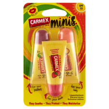 Carmex ajakápoló mini pack (eper, cseresznye, ananász-menta) 3x5g 15 g ajakápoló