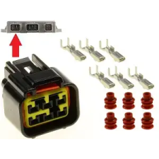 Carmo 6 pólusú CDI ECU csatlakozó motorkerékpárhoz Carmo Elektronika Egyéb elektromos alkatrészek egyéb motorkerékpár alkatrész