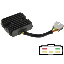 Carmo CARR551 Suzuki Kawasaki MOSFET feszültségszabályzó egyenirányító Carmo Elektronika Feszültségszabályozók egyéb motorkerékpár alkatrész