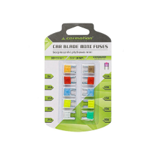 Carmotion Biztosíték készlet MINI késes LED kijelzővel, 10 db – Carmotion autóalkatrész