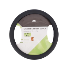 Carmotion Kormányvédő, fekete, valódi bőr, 37-39cm kormányvédő