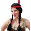 Carneval Indián lány paróka - CARNEVAL 35433