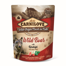 Carnilove Adult Paté Wild Boar &amp; Rosehips (vaddisznó-csipkebogyó) 300 g kutyaeledel