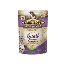  Carnilove Cat Steril alutasakos Fürj Pitypanggal 85g macskaeledel
