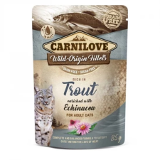  Carnilove Cat tasakos Trout with Echinacea - Pisztráng echinaceával 85g macskaeledel