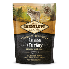 Carnilove Dog Adult Salmon&Turkey Large - Lazac&Pulyka 2x1,5kg kutyaeledel