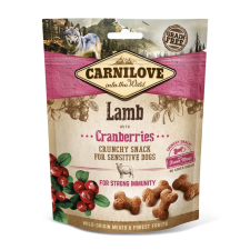  Carnilove Dog Crunchy Snack Lamb &amp; Cranberries- Bárány Hússal és Vörös Áfonyával 200g jutalomfalat kutyáknak