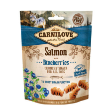  Carnilove Dog Crunchy Snack Lazac Áfonyával 200 g jutalomfalat kutyáknak