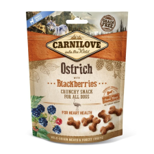 Carnilove Dog Crunchy Snack Ostrich & Mulberry- Strucc Hússal és Szederrel 200g jutalomfalat kutyáknak