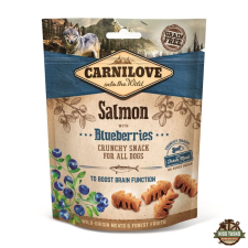 Carnilove Dog Crunchy Snack Salmon & Blueberries- Lazac hússal és áfonyával 200g jutalomfalat kutyáknak