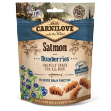  Carnilove Dog Crunchy Snack Salmon &amp; Blueberries- Lazac Hússalés Áfonyával 200g jutalomfalat kutyáknak