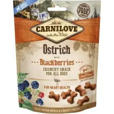  CarniLove Dog Crunchy Snack strucchússal és szederrel  200g jutalomfalat kutyáknak