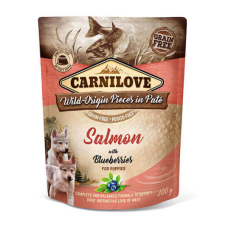 Carnilove Dog Puppy tasakos Paté – lazac áfonyával 300 g kutyaeledel