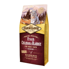 Carnilove Fresh Adult Cat Chicken & Rabbit Gourmand (csirke-nyúl) 6 kg macskaeledel