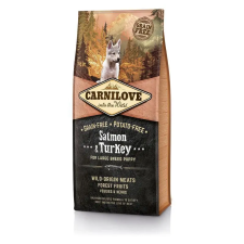  Carnilove Puppy Large Salmon &amp; Turkey - lazac és pulyka hússal 4kg kutyaeledel
