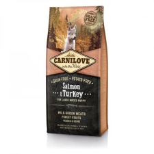 Carnilove Puppy Large Salmon & Turkey-Lazac-Pulyka Hússal 12 kg kutyaeledel