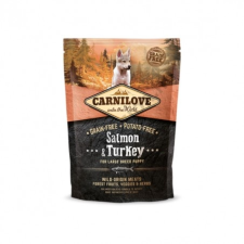 Carnilove Puppy Large Salmon &amp; Turkey- Lazac-Pulyka Hússal 1,5kg kutyaeledel