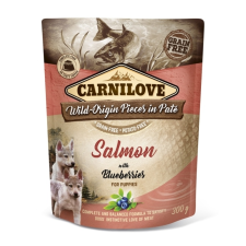 Carnilove Puppy Paté Salmon &amp; Blueberries (lazac-áfonya) 300 g kutyaeledel
