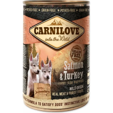  Carnilove Puppy Salmon &amp; Turkey - lazac és pulyka hússal konzerv 400g kutyaeledel