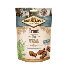 CarniLove Semi Moist Snack Pisztránggal-Kaporral 200gr jutalomfalat kutyáknak