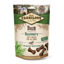 Carnilove Soft Snack Duck &amp; Rosemary (kacsa-rozmaring) 200 g jutalomfalat kutyáknak