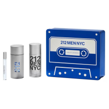 Carolina Herrera 212 NYC Men SET: edt 100ml + edt 10ml + Deo spray 150ml kozmetikai ajándékcsomag