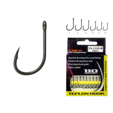 Carp Academy Teflon Hook XS-2 horog 10db teflon bevonattal - 10 horog