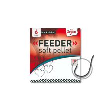 Carp Zoom CZ Feeder horog puha pellethez, #12, 10 db horog