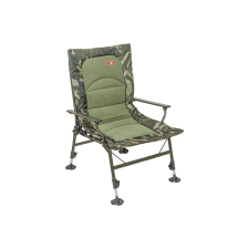 Carp Zoom terepszínű összkomfortos horgász fotel - 63x60x38/100cm horgászszék, ágy