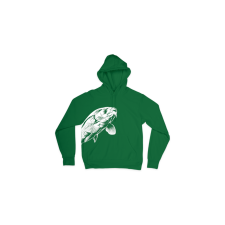 CarpZoom Carp Zoom CZ Pontyos kapucnis pulóver, XXL, zöld horgászkiegészítő