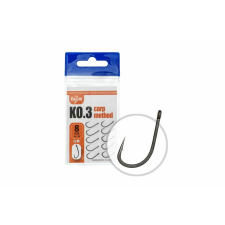 CarpZoom Carp Zoom FC KO.3 Method feeder horog, #8, 10 db horog