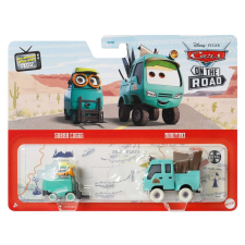 CARS3 KÉSZLET 2 FÉM AUTÓ SARAH COGGS ÉS NORIYUKI autópálya és játékautó