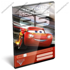  Cars/Verdák Lighting 1. osztályos vonalas füzet, A5/14-32 füzet