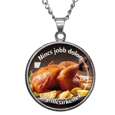  CARSTON Elegant Grillcsirke – medál lánccal nyaklánc
