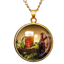  CARSTON Elegant Söröshordó – medál lánccal nyaklánc