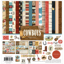 Carta Bella Cowboys Scrapbook papírkészlet 12" (30 cm) Collection Kit (1 csomag) decoupage papír