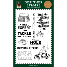 Carta Bella Gone Fishing Keeping It Reel Szilikonbélyegző Clear Stamps (1 db) bélyegző