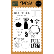 Carta Bella Harvest A Life Full Of Blessings Szilikonbélyegző Clear Stamps (1 db) bélyegző