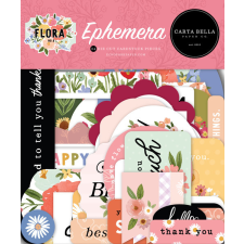 Carta Bella Kivágatok - Ephemera - Flora No. 6 (1 csomag) matrica
