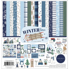 Carta Bella Papírkészlet 12" (30 cm) - Collection Kit - Wintertime (1 csomag) decoupage papír