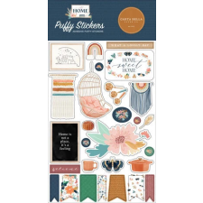 Carta Bella Pufi matrica At Home Puffy Stickers (1 csomag) matrica