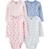 CARTERS CARTER'S Hosszú ujjú body virágos lány LBB 4 db PRE/ 4-es méret. 46