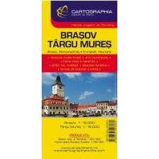 Cartographia Brassó térkép, Marosvásárhely térkép Cartographia 1:15 000 térkép