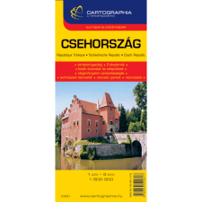Cartographia Csehország térkép Cartographia 1:500 000 térkép