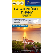 Cartographia Kft. Balatonfüred, Tihany várostérkép térkép