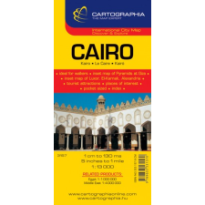 CARTOGRAPHIA KFT / BIZO. Cairó várostérkép térkép