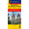 CARTOGRAPHIA KFT / BIZO. ÉSZTORSZÁG, LETTORSZÁG, LITVÁNIA AUTÓTÉRKÉP - \'SC\' -