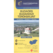 Cartographia Kft. Budaörs, Budakeszi, Törökbálint várostérkép (1:15 000) /Várostérkép-sorozat utazás