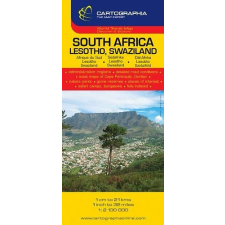 Cartographia Kft. Dél Afrika, Lesotho, Szváziföld útitérkép 1:2 100 000 térkép